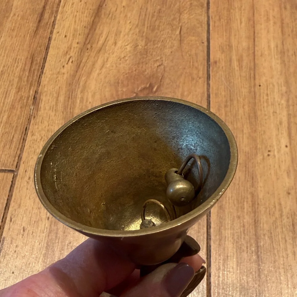 Brass Angel Bell. Made in India.